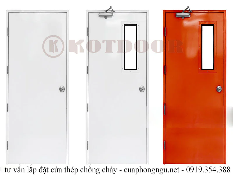 tư vấn lắp đặt cửa thép chống cháy