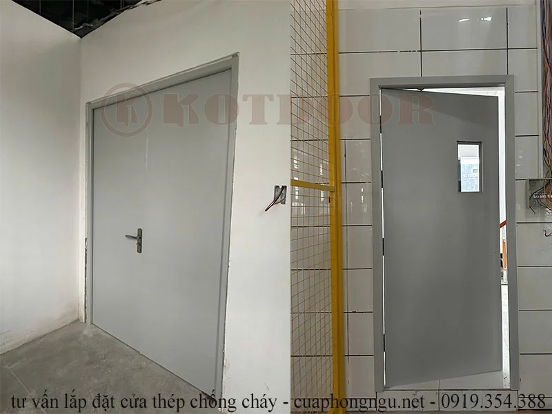 Tư Vấn Lắp Đặt Cửa Thép Chống Cháy Đúng Tiêu Chuẩn