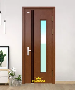 Cửa thép vân gỗ 1 cánh KG-1.08K