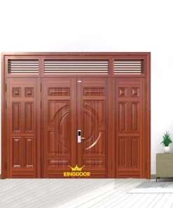 Cửa thép vân gỗ 4 cánh đều KG-42.01.04-3NC