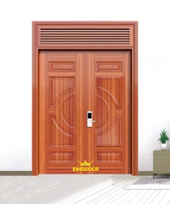 Cửa thép vân gỗ 2 cánh đều KG-22.01B.01B-1NC