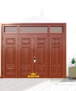 Cửa thép vân gỗ 4 cánh đều KG-42.03.03-3NC