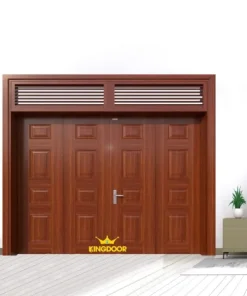 Cửa thép vân gỗ 4 cánh đều KG-42.CS1-2NC