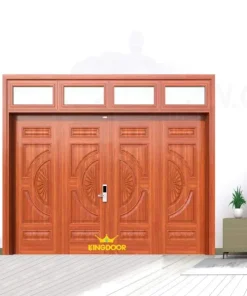 Cửa thép vân gỗ 4 cánh đều KG-42.01H.01H-4TK